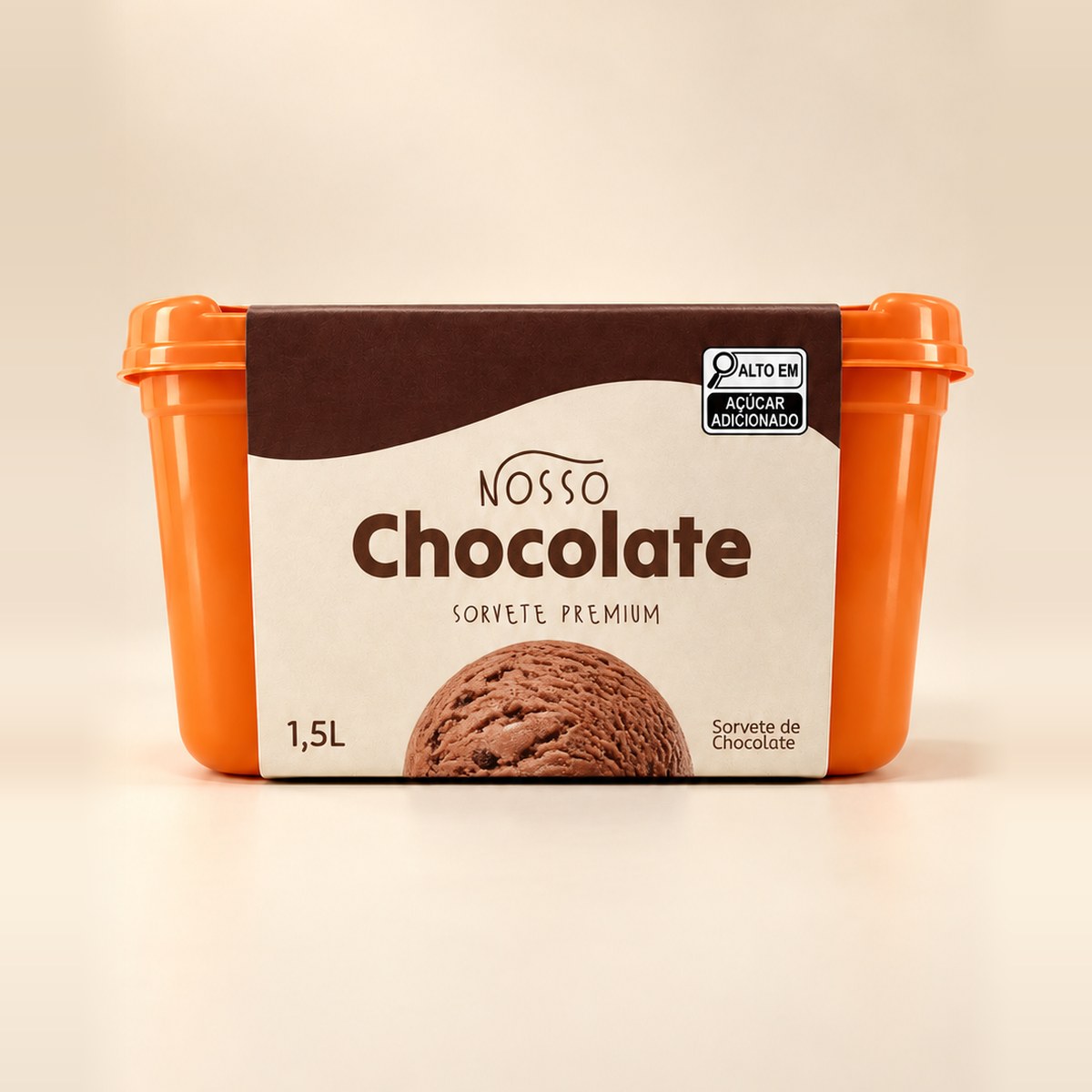 Pote de sorvete premium Polo do Vale 1,5 L